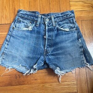 Vintage Levi’s Denim Distressed Women Shorts